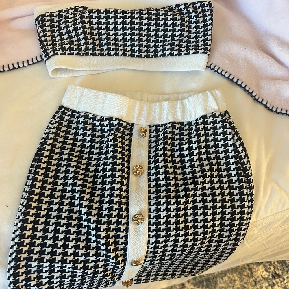 SHEIN skirt set